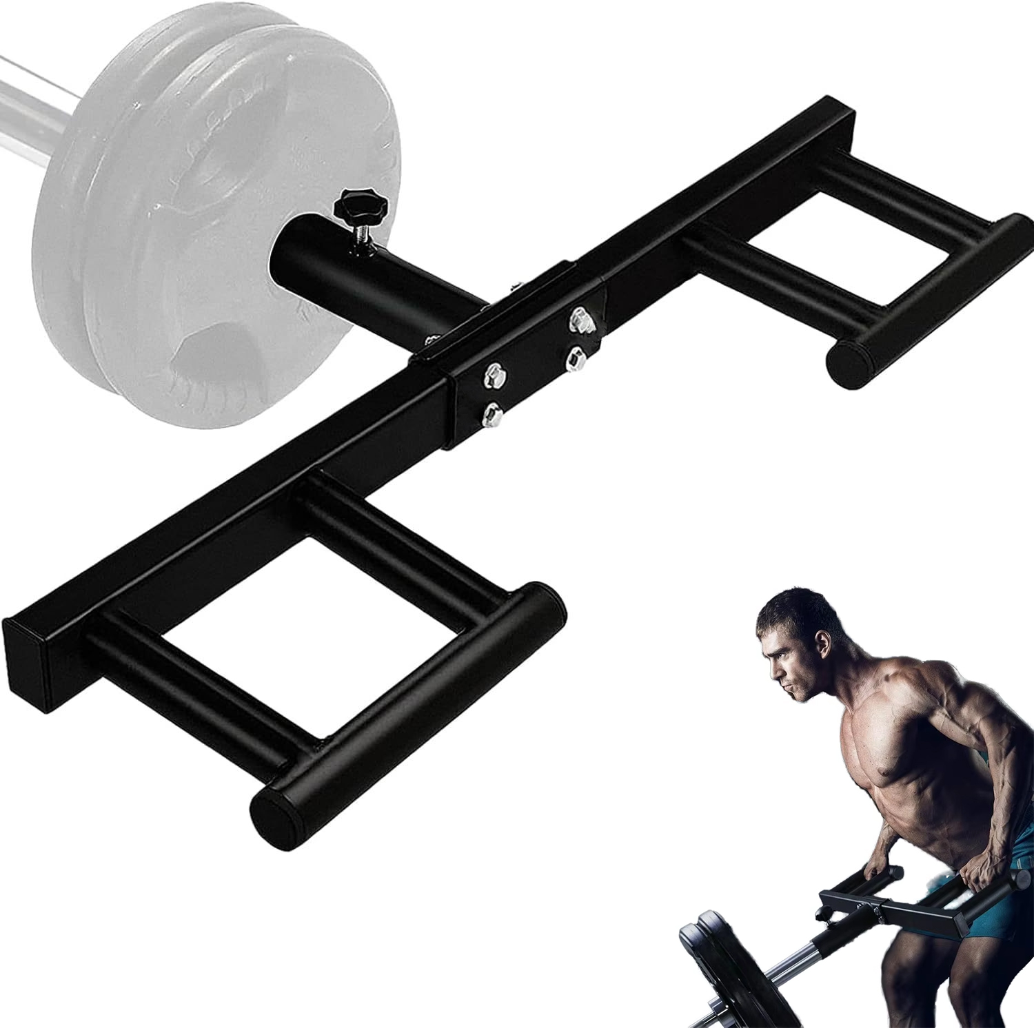 Landmine Barbell Attachment - Aksesoris Pegangan Landmine Viking Press untuk