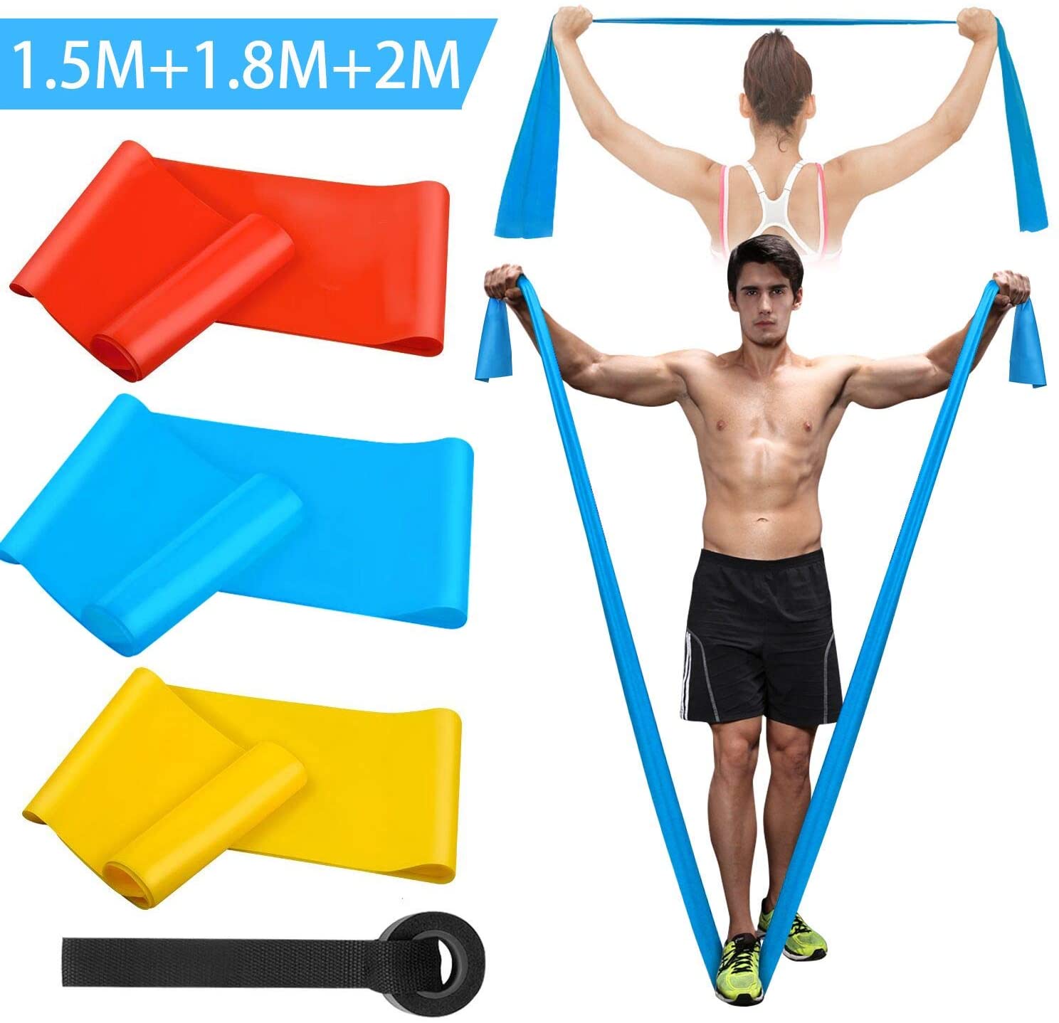 Pita Kebugaran Elastis 3 Buah  - Crossfit Training Gear ulasan dan harga