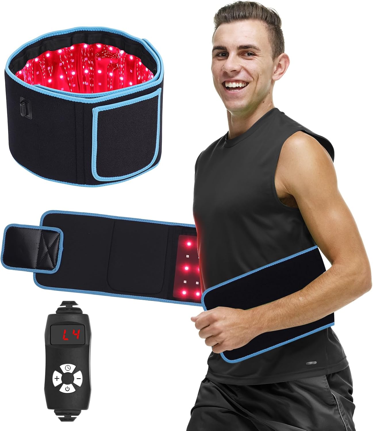 Sabuk Pijat Fototerapi LED Kom - Crossfit Gym ulasan dan harga