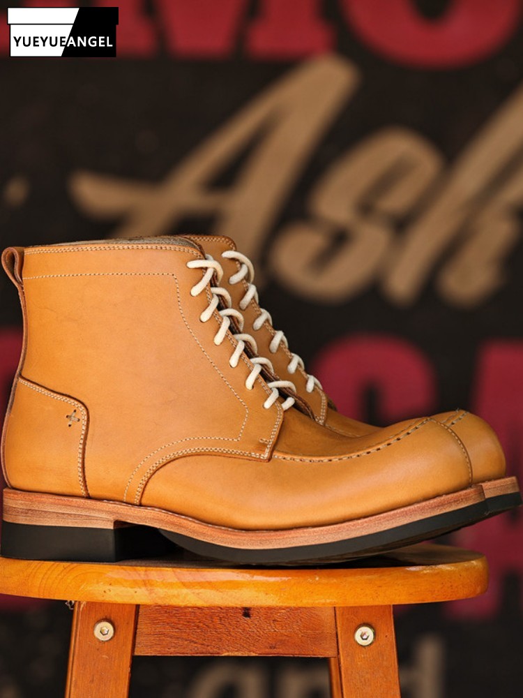 Sepatu Bot Kulit Asli Gaya Jep - Crossfit Male ulasan dan harga