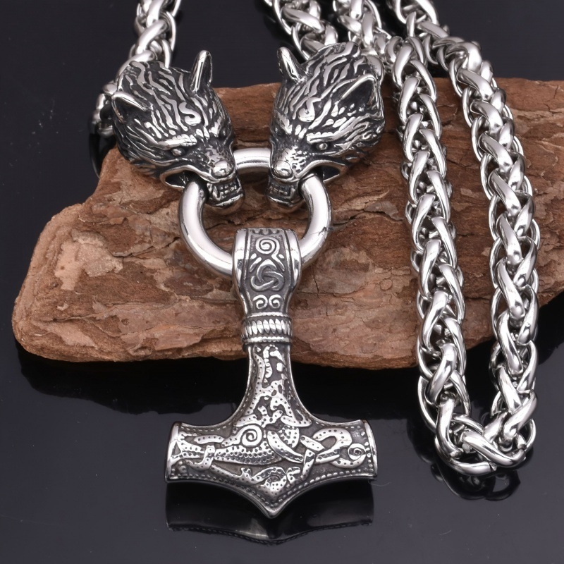 Kalung Serigala Odin Warna Ema - Battle Rope Anchor ulasan dan harga