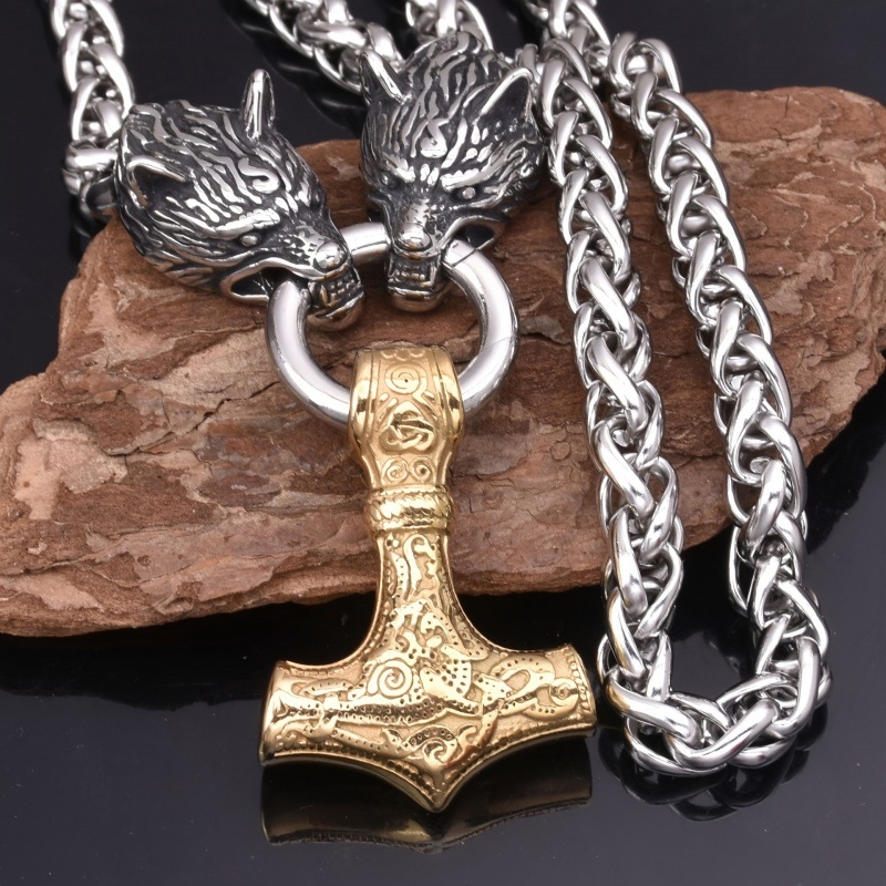 Kalung Serigala Odin Warna Ema - Battle Rope Anchor ulasan dan harga