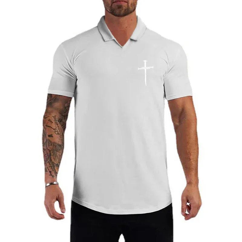 Kaos Polo Pria Lengan Pendek M - Crossfit Gym ulasan dan harga